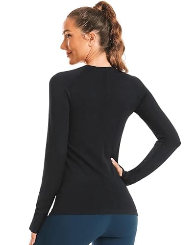 Stelle Womens Seamless Workout Top Yoga Athletic Shirt Sports Underscrub thumbnail 2