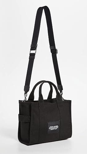 Marc Jacobs Women's The Canvas Small Tote Bag, Black, One Size thumbnail 4