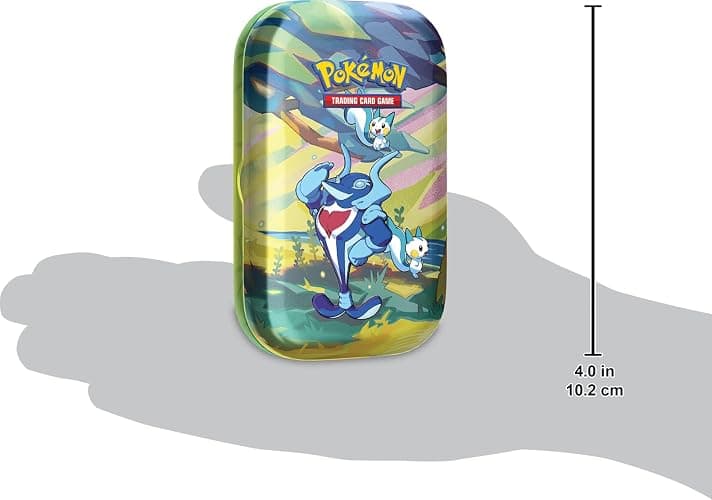 Pokémon TCG: Vibrant Paldea Mini Tin – Palafin & Pachirisu (2 Booster Packs, 1 Sticker Sheet) thumbnail 2