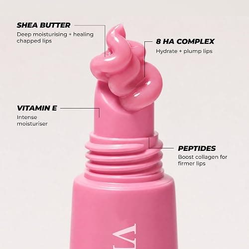 Vitamasques Lip Butter Balm Cupcake, Korean Lip Balm - Peptide Lip Treatment - Lip Balm Hydrating - Light Tinted Lip balm - Made in Korea - 0.33 fl.oz thumbnail 3