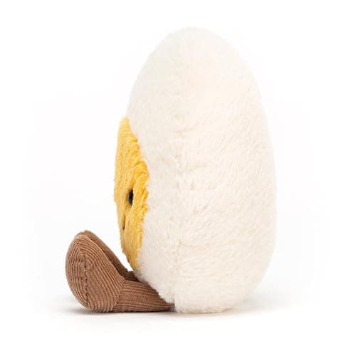 Jellycat Amuseables Boiled Egg Happy Stuffed Toy, Small 5.5 inches - Food Plush - Fun Gift Idea thumbnail 3
