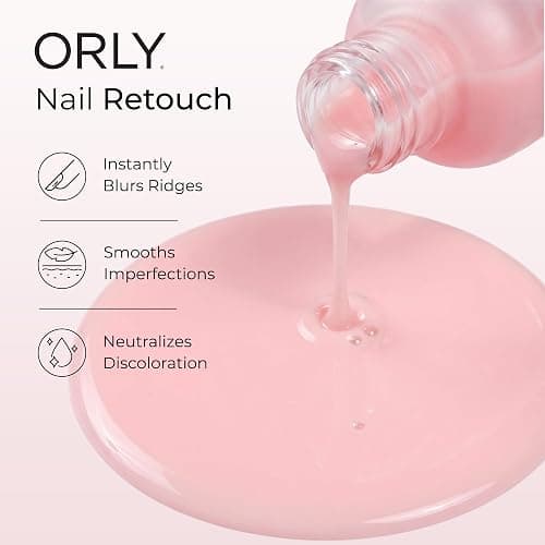 Orly Nail Retouch Smooth + Blur | Nail Perfector for Ridges & Imperfections | Delivers an airbrushed “Photoshop for Your Nails” Effect | Blurs, Smooths & Evens Tone | Matte Finish Base Coat (18 ml) thumbnail 4