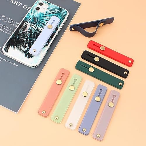 1PC Wristband Finger Ring Grip Stand Holder for Xiaomi Huawei for iPhone for Samsung Tablet Mobile, White thumbnail 3