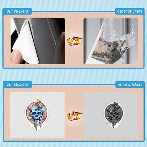 (200pcs) stoner/psychedelic waterproof stickers thumbnail 4