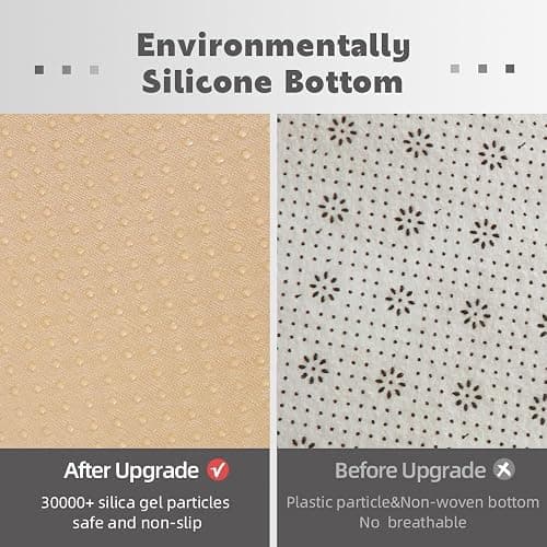 Aspire Homeware Rugs Living Room - Grey Area Rugs for Bedroom Anti Slip - Modern Super Soft Fluffy Shaggy Runner Rug Thick Pile Non Shedding, 60cm x 110 cm - Grey - 60 x 110 cm (Rectangular) thumbnail 2