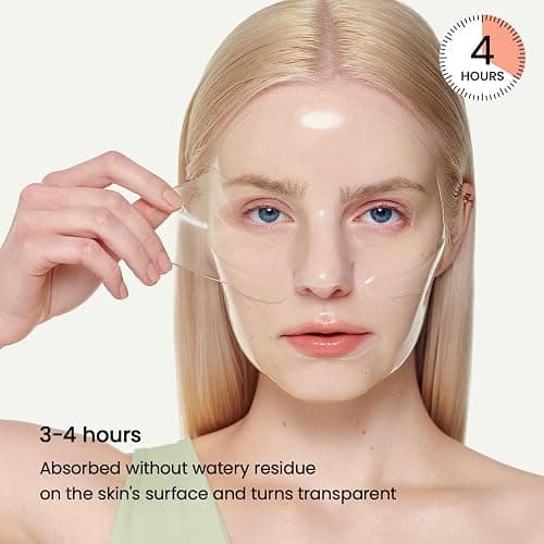 BIODANCE Refreshing Sea kelp Real Deep Mask, Overnight Hydrogel Mask, Calming, Oil & Sebum Control, Blemish Care, Korean Skincare, Stocking Stuffers for Teen Girls | 1.19oz(34g) x 4ea thumbnail 6