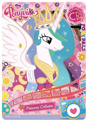 Kayou My Little Pony Friendship Eternal Cards, Fun Moment Edition, English Series 1, Display Box with 12 Packs, 127 Cards, 7 Rarity Levels thumbnail 7