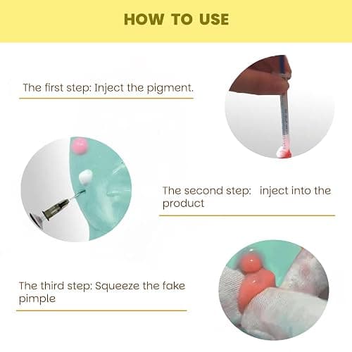 Aqzaxora Pimple Popping Toy, Squishy Fidget Toys Pimple Popping Fidget Toy with Filler Tools Weird Alien Pimple Popping Novelty Stress Relief & Reusable & Self-Filling for Adults & Teens thumbnail 3