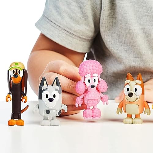 Bluey Figure 4 Pack - Friends Pack, Multicolor (13014) thumbnail 5