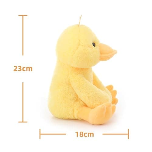 Apricot Lamb Toys Plush Velvet Duck Stuffed Animal Soft Cuddly Perfect for Child (Velvet Duck,9 Inches) thumbnail 7