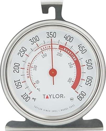 Taylor Precision Products Large Dial Thermometer, Silver thumbnail 2