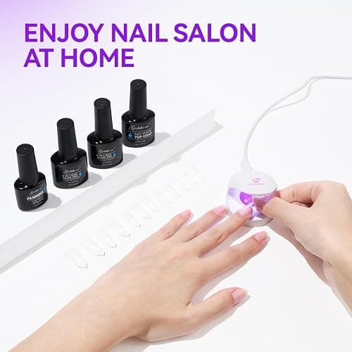 Gelike ec Nagelkleber Für Kunstnägel 6 in 1Clear Extra Stark Nail Glue Für Press On Nail Glue Gel For Nail Tips Nagelkleber Gel Für Fake Nails-Brauchen Ausharten Unter UV Nagellampe 8ML thumbnail 7