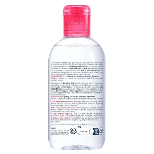 Bioderma - Sensibio - H2O Micellar Water - Makeup Remover Cleanser - Face Cleanser for Sensitive Skin thumbnail 3