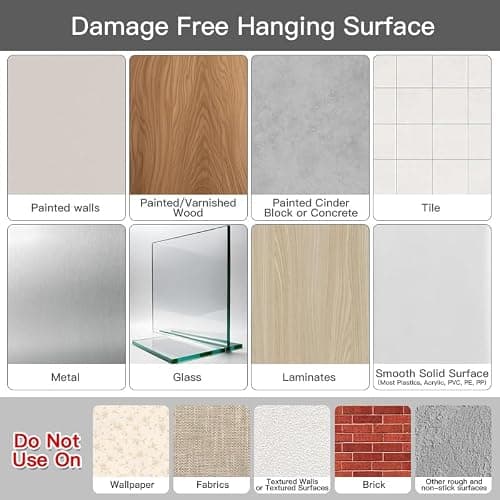 HEKORE 6 Pcs Vinyl Record Display Shelf Wall Mount, Self Adhesive Clear Acrylic Album Holder, Invisible Floating Shelves for Wall No Screw, CD Shelf, Kids Bookshelf thumbnail 4