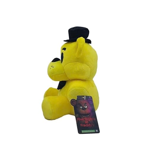 Jazwares Five Nights at Freddy’s Golden Freddy 8-Inch Plush | Soft Material and Glow-In-The-Dark Eyes thumbnail 2