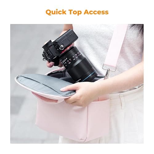 K&F Concept Camera Sling Bag Small Crossbody Camera Case DSLR/SLR/Cute Compact Shoulder Photography Bags for Photographers thumbnail 4