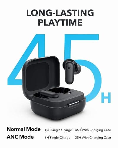 Soundcore P30i by Anker Noise Cancelling Earbuds, Hands-Free Viewing | Strong and Smart Noise Cancelling, Powerful Bass, 45H Playtime, 2-in-1 Case and Phone Stand, IP54, Bluetooth 5.4 thumbnail 5