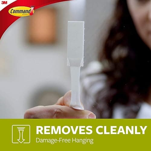 3M CLAW Drywall Picture Hangers holds 15 lb. & Command Picture Hanging Strips, Small, White, 18-Pairs thumbnail 6