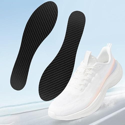 kowaku Carbon Fiber Insoles Shoe Inserts for Women Men,Soft Thin Lightweight, Arch Support Inserts Orthotic Shoe Insoles for Soccer, 37 - 37 thumbnail 5
