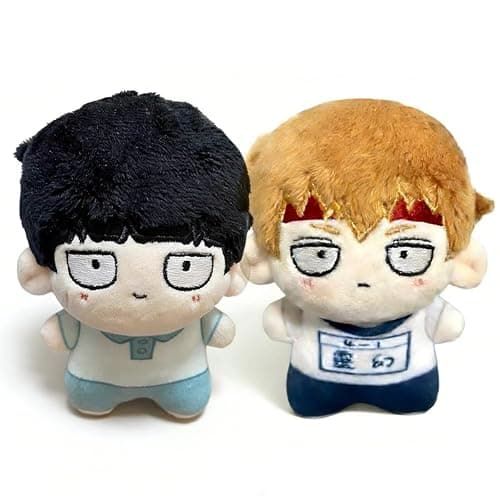 QAHEART Mob PillowsFigure Anime Cartoon Kageyama Shigeo Reigen Arataka Soft Pillow Cute Stuffed Dimple Anime Figures for Fans 10CM - Image 1
