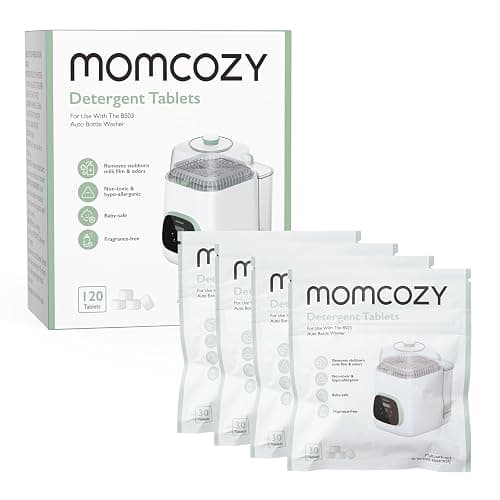 Momcozy Official Washing Block, 120 Tablets for KleanPal Pro Baby Bottle Washer – Effective Cleaning & Odor Removal - Image 1
