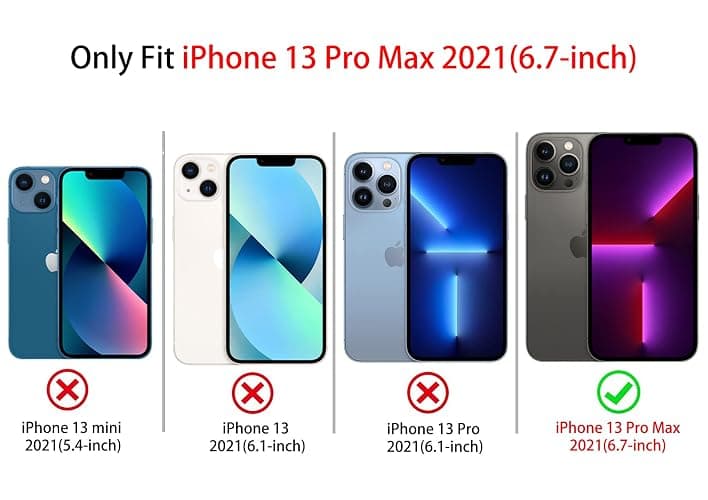 NITITOP Compatible with iPhone 13 Pro Max Case Cute Flower Floral Branch Leaves Pattern for Women Girls Trendy Slim Fit TPU Bumper Silicone Shockproof Full Camera Protection Cover - Blue thumbnail 5