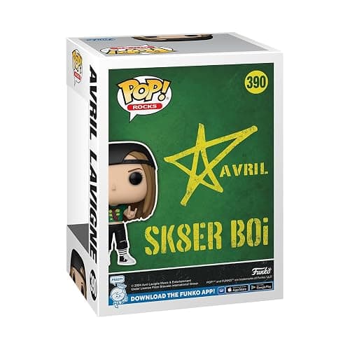 Funko POP! Rocks: Avril Lavigne - Sk8ter Boi - Collectable Vinyl Figure - Gift Idea - Official Merchandise - for Kids & Adults - Music Fans - Model Figure for Collectors and Display thumbnail 3