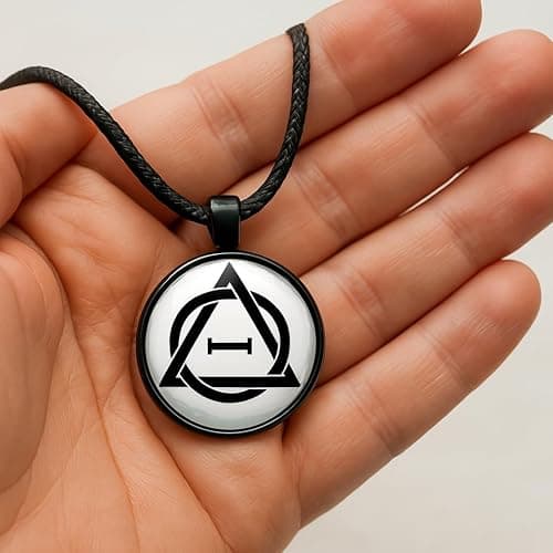 GNAYOAHLI Therian, Therian Stuff, Therian Necklace—Bracelets: Unique Animal Spirit Logo Pendant and Adjustable Handmade Leather Band, Gift for Therians and Animal Lovers thumbnail 2