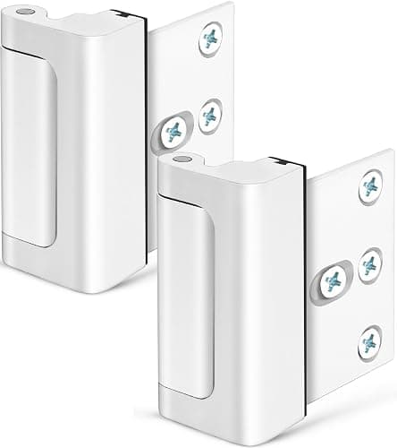 Home Security Door Lock Door Reinforcement Lock Door Locks for Kids Safety Flip Door Lock Latch Childproof Night Lock Door Security Front Door Child Safety Lock High Security Locks for Doors Inside - Image 1