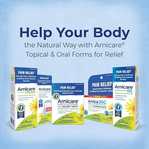 Boiron Arnicare Gel for Relief of Joint Pain, Muscle Pain, Muscle Soreness, and Swelling from Bruises or Injury - Non-greasy and Fragrance-Free - 2.6 oz thumbnail 8