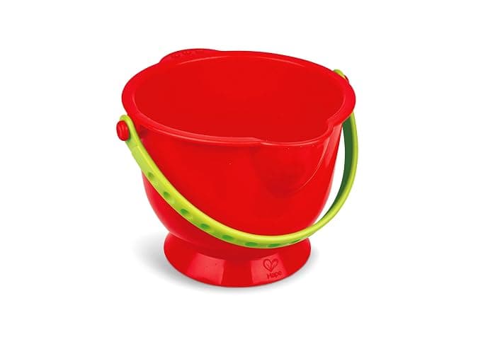 Hape Beach Basics Sand Toy Set Including Bucket Sifter, Rake, and Shovel Toys| Sand Toy Playset for Toddlers 18M+ thumbnail 8