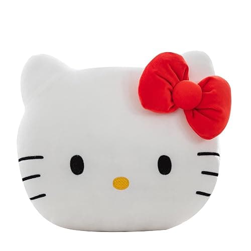 Northwest Hello Kitty Small Cloud Pillow 12 Inch – Plush Stuffed Pillow, Bedroom Decor, Great Gift Idea - Image 1