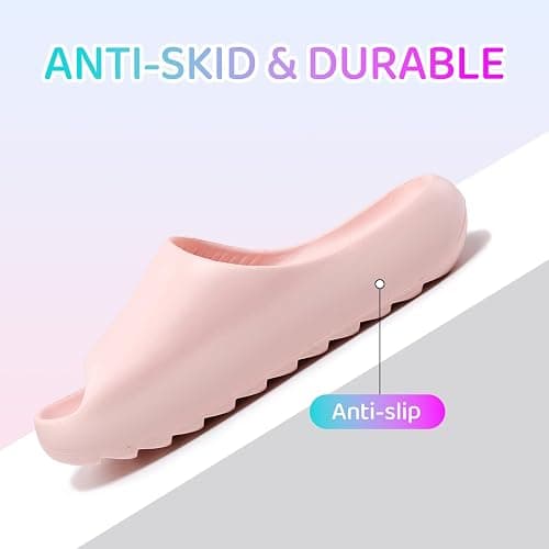 Cloud Slides for Kids,Boys Girls Shower Slippers Bathroom Pool Sandals,Toddler Home House Open Toe Comfy Thick Sole Slippers,Summer Non-Slip Beach Shoes thumbnail 3