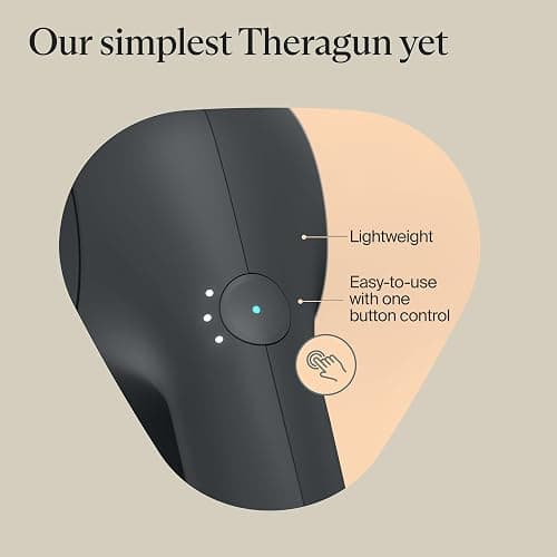 TheraGun Therabody Relief Massage Gun | for Daily Comfort | 3-Speed | Black | Quiet Handheld Percussion Muscle Massager for Back, Leg & Shoulder Pain Relief. Lightweight, Easy to Use, Ergonomic Grip thumbnail 4