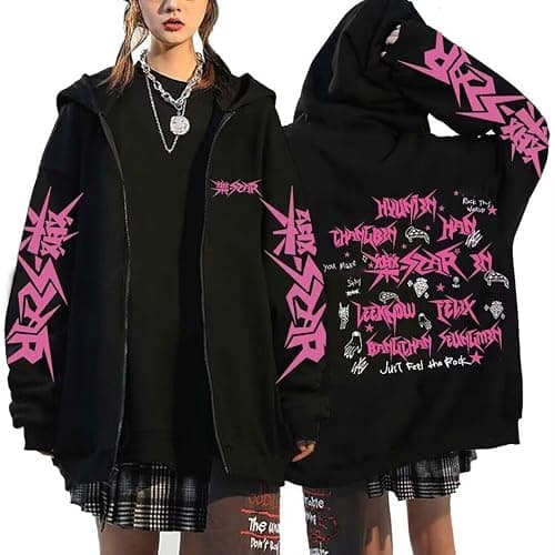 SKZ Album STAR Hoodie Jacket Felix Hyunjin Bangchan Lee Know Zippered Sweatershirts Jacket - Image 1