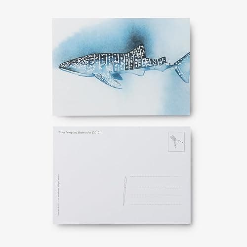 Everyday Watercolor 100 Postcards: Seashores and Ocean Life thumbnail 6