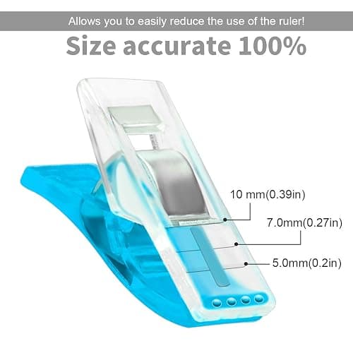 Multipurpose Sewing Clips 30 Pcs Premium Quilting Accessories - Assorted Colors Fabric Clips for Sewing Supplies and Crafting Tools thumbnail 2