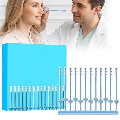 Sticky Cleaning Ear Stick, Gentle Reusable Soft Spiral Head Adhesive Ear Pick for Safe Ear Cleaning, Sticky Swabs for Kids & Adults (24) - Image 1