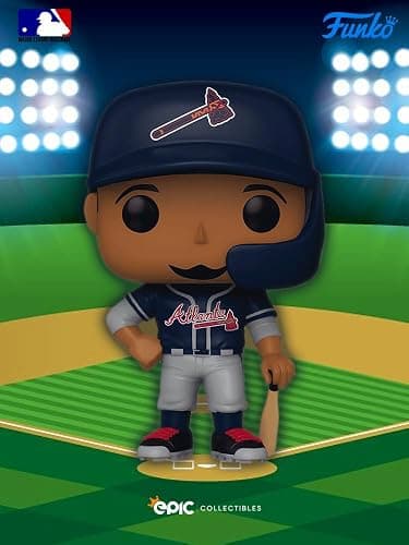 Epic Collectibles Pop Baseball: Braves - Ronald Acuna Jr. Vinyl Figure | Bundled with Box Protector Compatible for Funko thumbnail 3