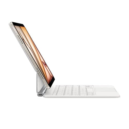 Apple Magic Keyboard: Keyboard and Case for iPad Air 11-inch (M2 and M3) and iPad Air (4th and 5th Generation), US English — White thumbnail 4