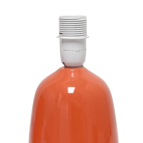 Simple Designs Table Lamp, Orange (LT1134-ORG) thumbnail 8