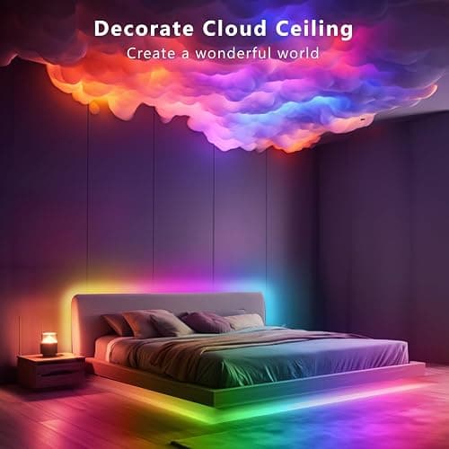 DAYBETTER Smart IC LED Strip Lights, BGRIC LED Lights for Bedroom, DIY Multiple Colors on One Line, App Control Color Changing Strip Lighting Music Sync Home Decor 16.4 ft - BGRIC - 16.4FT thumbnail 8