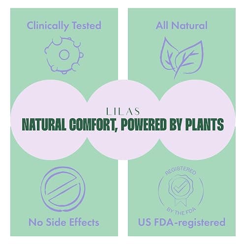 LILAS Period Cramps Pain Relief Patch, 10 Pack | Instant Relief for Menstrual Cramp, PMS, Endometriosis & PCOS | 12-Hour Comfort | Natural & Vegan Topical Patches | Trusted Formula & Upgraded Design thumbnail 3
