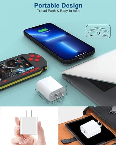 iPhone Charger Fast Charging,iPhone Fast Charger 2Pack Type C Fast Charger Block Plug Adapter 6FT USB-C to Lightning Cable Cord for iPhone14/13/13 Pro/12 Pro/12 Pro Max/11/Xs Max/XR/X/SE,iPad,AirPods thumbnail 7