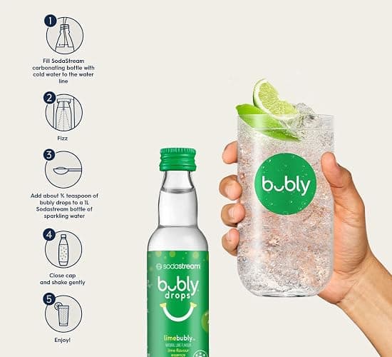 SodaStream Terra Sparkling Water Maker (White) with CO2, DWS Bottle and Bubly Drop thumbnail 9