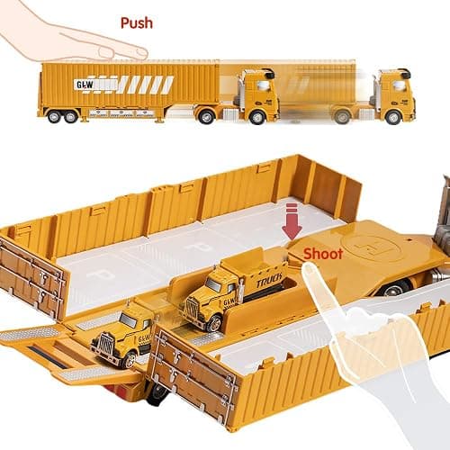 OR OR TU Construction Truck Car Toys Beach Vehicle Toys Kids Engineering Car Set with Crane,Forklift,Bulldozer,Excavator,Roller,Cement Truck,Dumper Birthday Gift for 3 4 5 6 Years Old Boys Girls Kids thumbnail 5