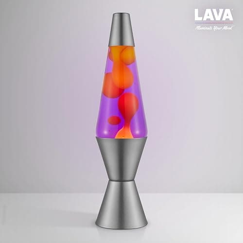 Lava® Lamp - 14.5" Purple Sunset - The Original Motion Light - Yellow Wax and Purple Liquid - Item #2635 (Amazon Exclusive) - Purple thumbnail 8