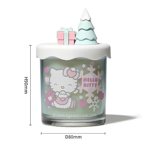 Hello Kitty Seasonal Candle – 213g 1-Wick Candles 35hr Burn Time – Sweet & Floral Fragrances Home Decor, Women Birthday Candle Gift (Frosted Berries) thumbnail 6