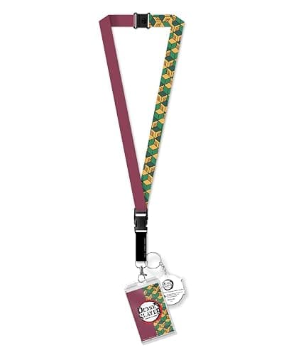 Demon Slayer: Kimetsu No Yaiba Anime Giyu Tomioka ID Badge Holder Breakaway Lanyard w/Rubber Keychain thumbnail 4