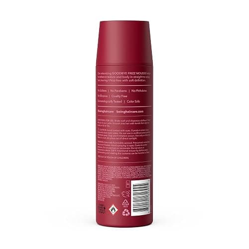being GOODBYE FRIZZ MOUSSE Wave Defining Foam with Jojoba and Almond Oil 6 OZ(Pack of 2) thumbnail 2